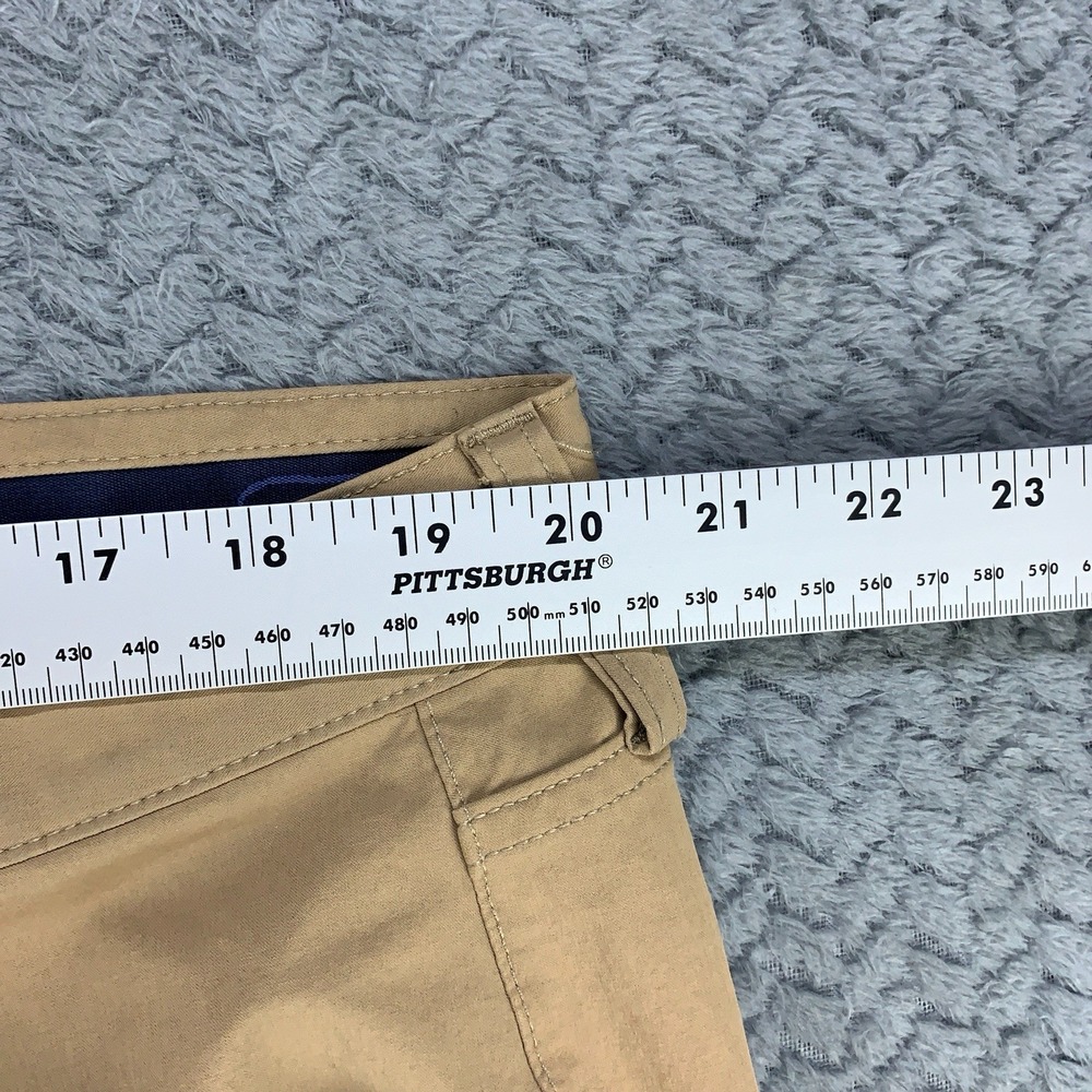 Vineyard Vines Performance Pants Mens 40x32 Tan Khaki Athletic Taper Stretch - Picture 5 of 12